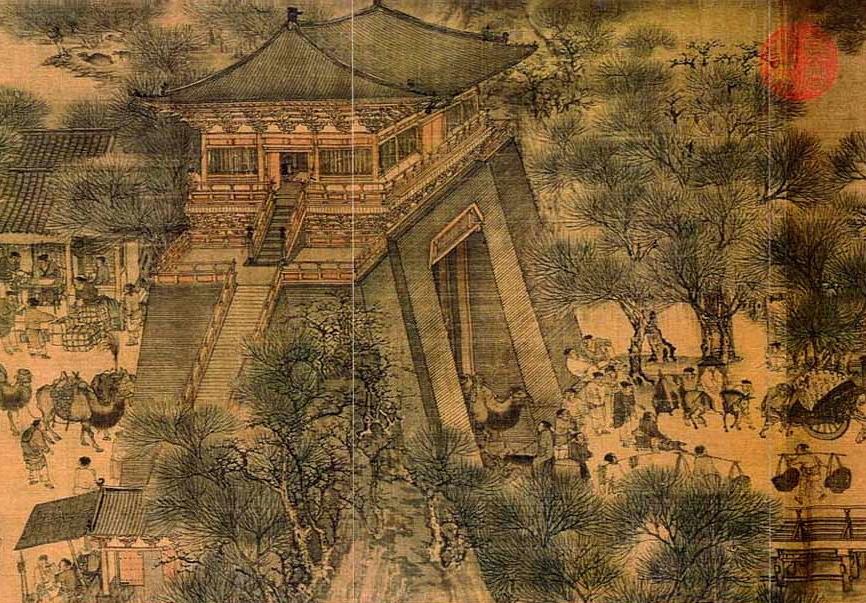 Ancient Chinese City Life: 'Along the River During the Qingming Festival'