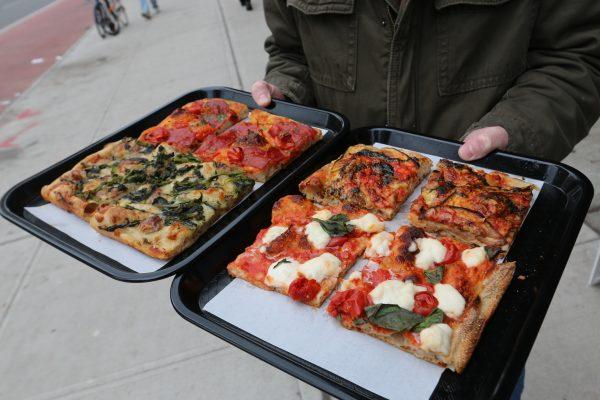 Pizza al taglio can don a variety of toppings. (Devour Media/Courtesy of PQR)