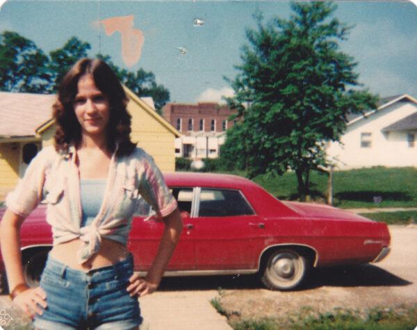 Barbara as a teenager in 1978.