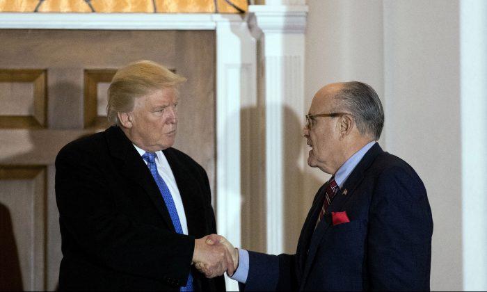 Giuliani Joins Trump’s Legal Team, Expects to End Russia Probe Within 2 Weeks