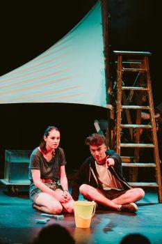 Alexandra Simonet and Tom Coliandris in "We Live by the Sea." (Kate Pardey)