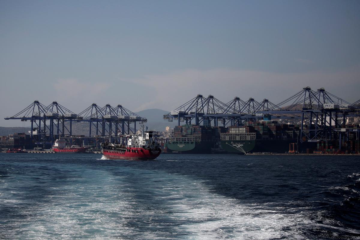 A view of the Piraeus Container Terminal, near Athens, Greece, on Sept. 20, 2017. (Alkis Konstantinidis/File photo/Reuters)