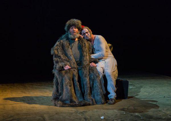 In this production, Antony Sher (L) plays Lear, and Graham Turner play's his fool. The Royal Shakespeare Company's production of “King Lear,” directed by Gregory Doran, at the BAM Harvey Theater. (Richard Termine/BAM)
