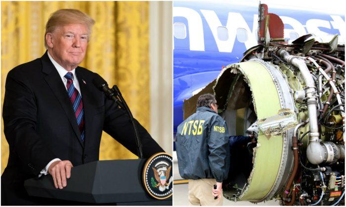 Trump to Meet Hero Crew of Southwest Flight 1380: Report