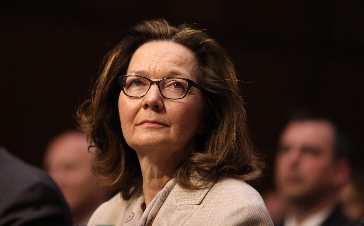 Gina Haspel, the nominee to lead the CIA, testifies before the Senate Intelligence Committee on May 9, 2018. (Samira Bouaou/Epoch Times)