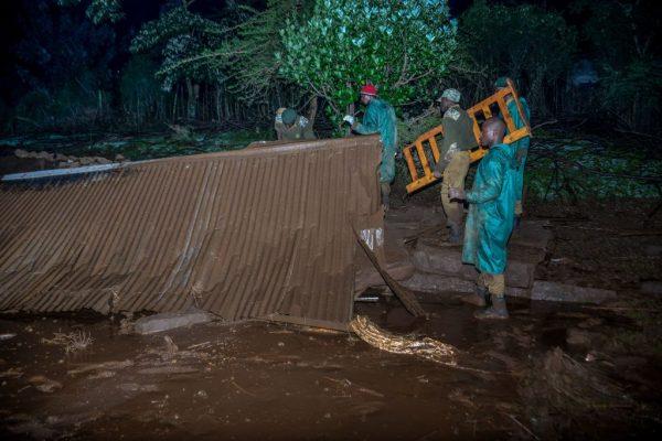 The water caused "huge destruction", Nakuru governor Lee Kinyajui said. (AFP/Getty Images)