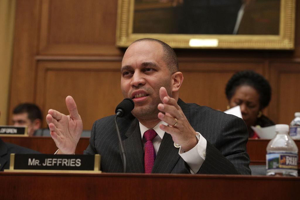 U.S. Rep. Hakeem Jeffries (D-NY) speaks during a markup hearing before the House Judiciary Committee on Capitol Hill in Washington on March 29, 2017. (Alex Wong/Getty Images)