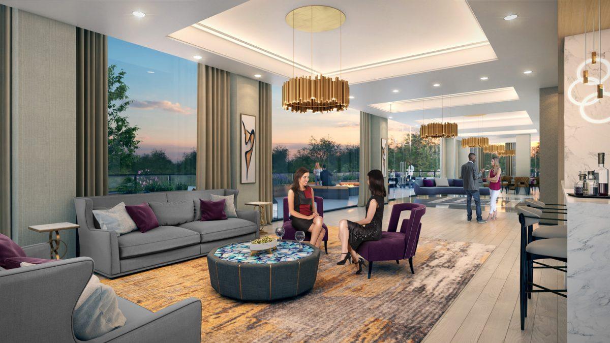 Rendering of the Edge party room. (Courtesy of Solmar Development Corp.)