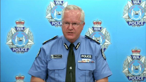 Western Australian Commissioner of Police, Chris Dawson, said that the incident was a horrific tragedy on May 12, 2018 (Reuters)