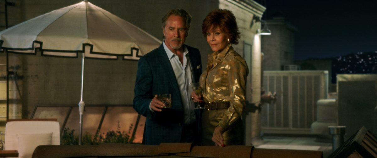 Don Johnson and Jane Fonda in "Book Club." (Paramount Pictures)
