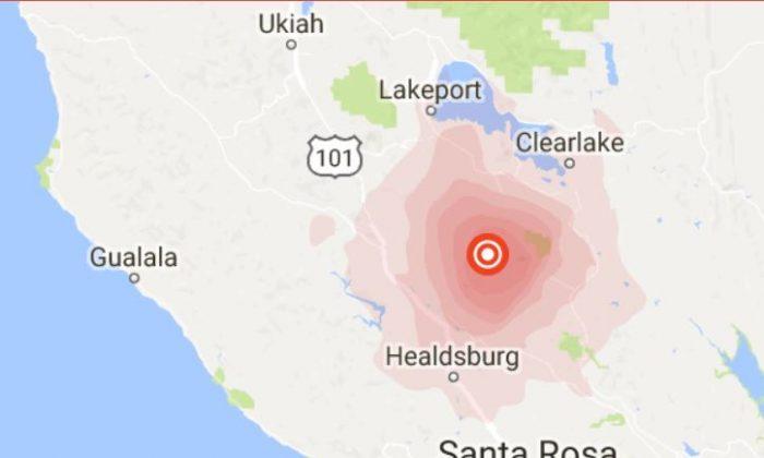 Small Quake Shakes Buildings in California