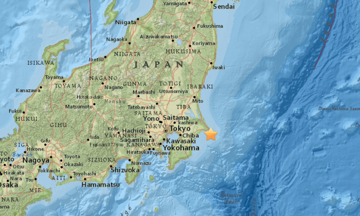 Earthquake Jolts Eastern Japan’s Chiba