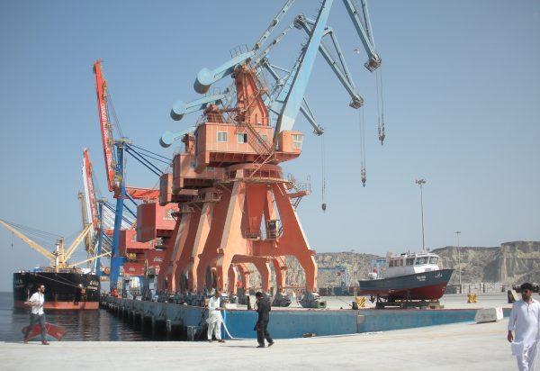 The Gwadar Port, a major part of the One Belt, One Road initiative in Pakistan, on Oct. 4, 2017. (Amelie Herenstein/AFP/Getty Images)