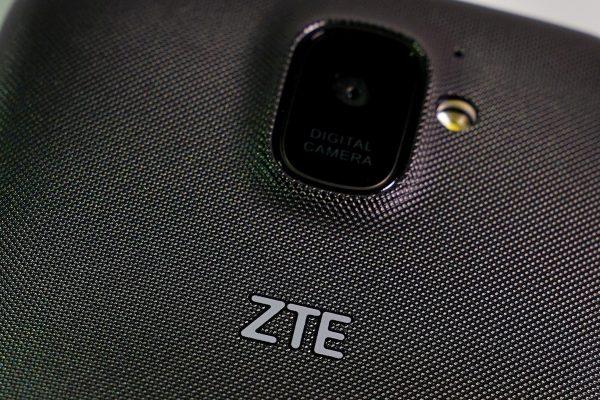 A ZTE smartphone is pictured in this illustration taken on April 17, 2018. (Carlo Allegri/Illustration/File Photo/Reuters)