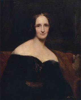 Richard Rothwell's portrait, exhibited 1840, of Mary Shelley. (Public Domain)
