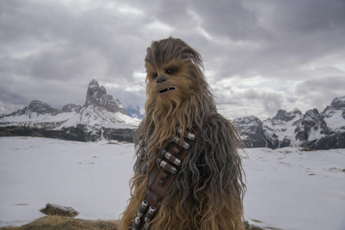 Joonas Suotamo as Chewbacca in "Solo: A Star Wars Story." (Lucasfilm/Walt Disney Pictures)
