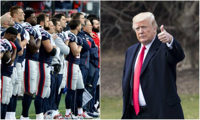 Trump Lauds NFL Decision to Require Players to Stand for Anthem
