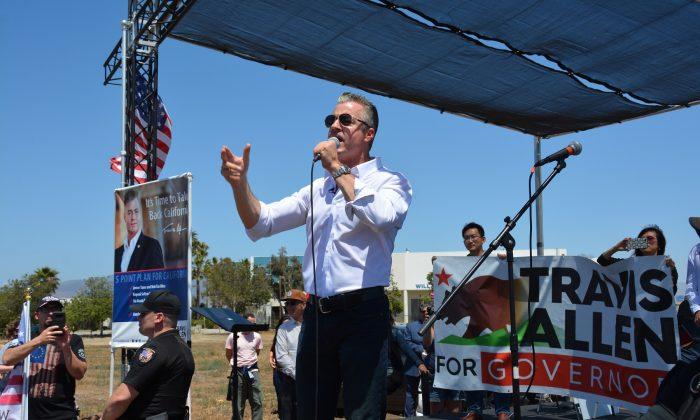 Allen Rallies For Secure Borders and the California Governorship