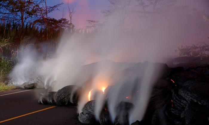 Fast Lava From Hawaii Volcano Closes Highway