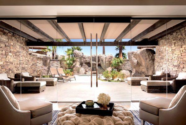 Coed relaxation lounge at the Ritz-Carlton in Rancho Mirage. (Courtesy of Ritz-Carlton)