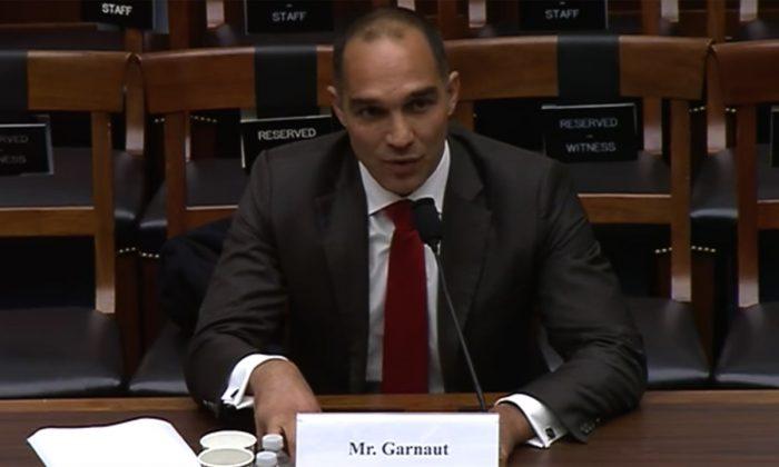 John Garnaut. (Screenshot via U.S. House Armed Services Committee/Youtube)