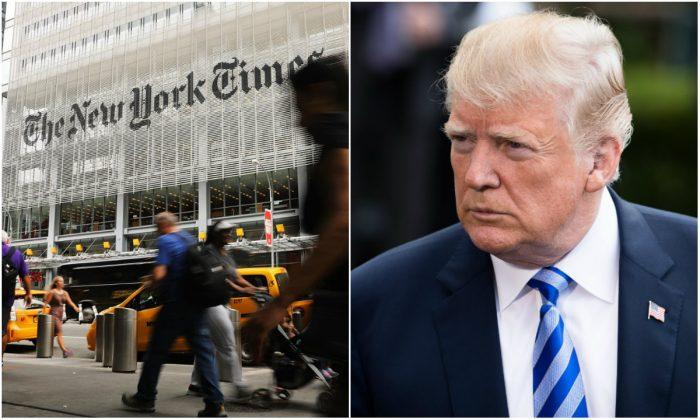 New York Times Issues Correction After Trump Slams It For False Reporting