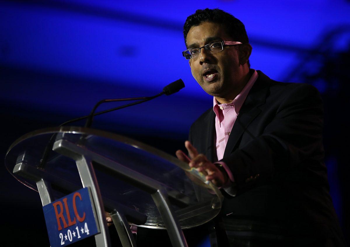 Conservative filmmaker and author Dinesh D'Souza speaks during the final day of the 2014 Republican Leadership Conference on May 31, 2014 in New Orleans. (Justin Sullivan/Getty Images)