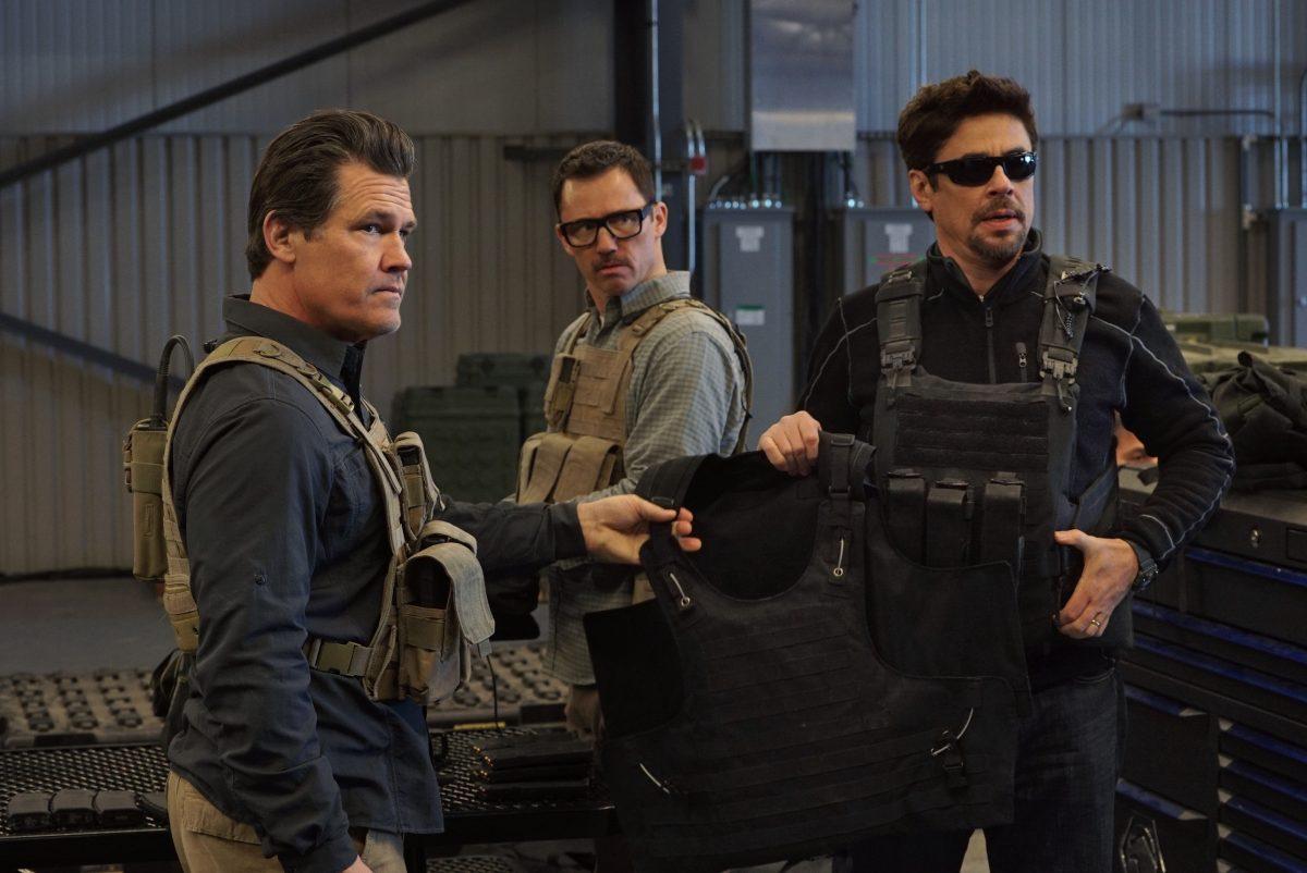 (L–R) Josh Brolin, Jeffrey Donovan, and Benicio Del Toro star in “Sicario: Day of the Soldado.” (Richard Foreman, Jr./Sony Pictures Entertainment Inc./Sony Pictures Releasing)