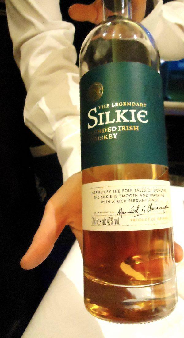 Donegal’s own Silkie Irish Whiskey at Harvey’s Point Hotel. (Susan James)