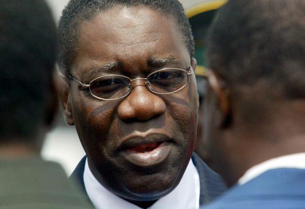 A file picture dated November 24, 2003 shows former Liberian president Gyude Bryant arriving at Abidjan airport in the Ivory Coast for a brief visit. (Issouf Sanogo/AFP/Getty Images)