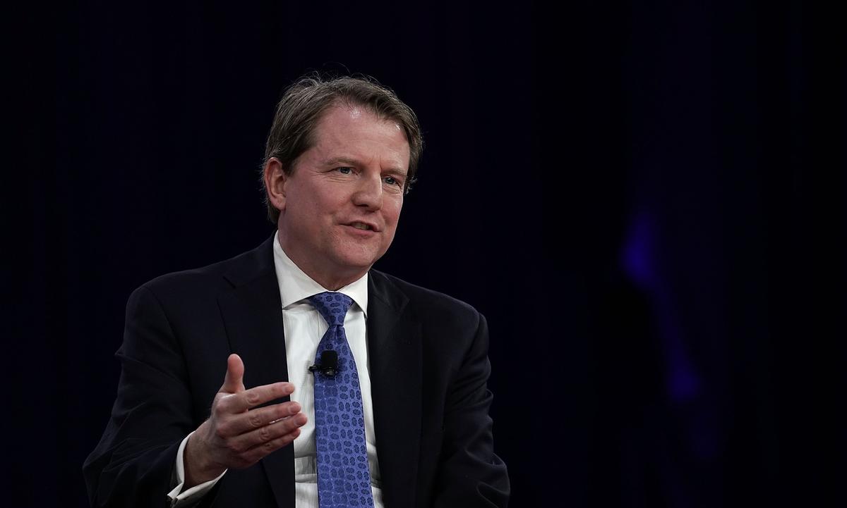 White House Counsel Don McGahn in National Harbor, Md., on Feb. 22, 2018. (Alex Wong/Getty Images)