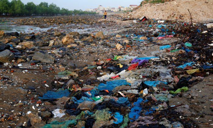Drastic Plastic: Vietnam Beach Awash With Tide of Blue Waste