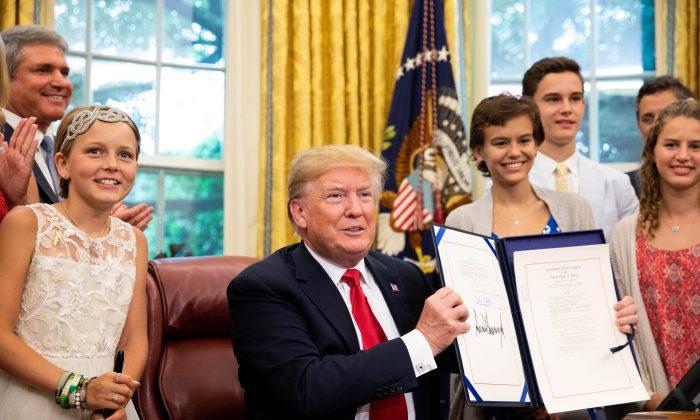 President Trump Signs Bill Enhancing Research Against Childhood Cancer