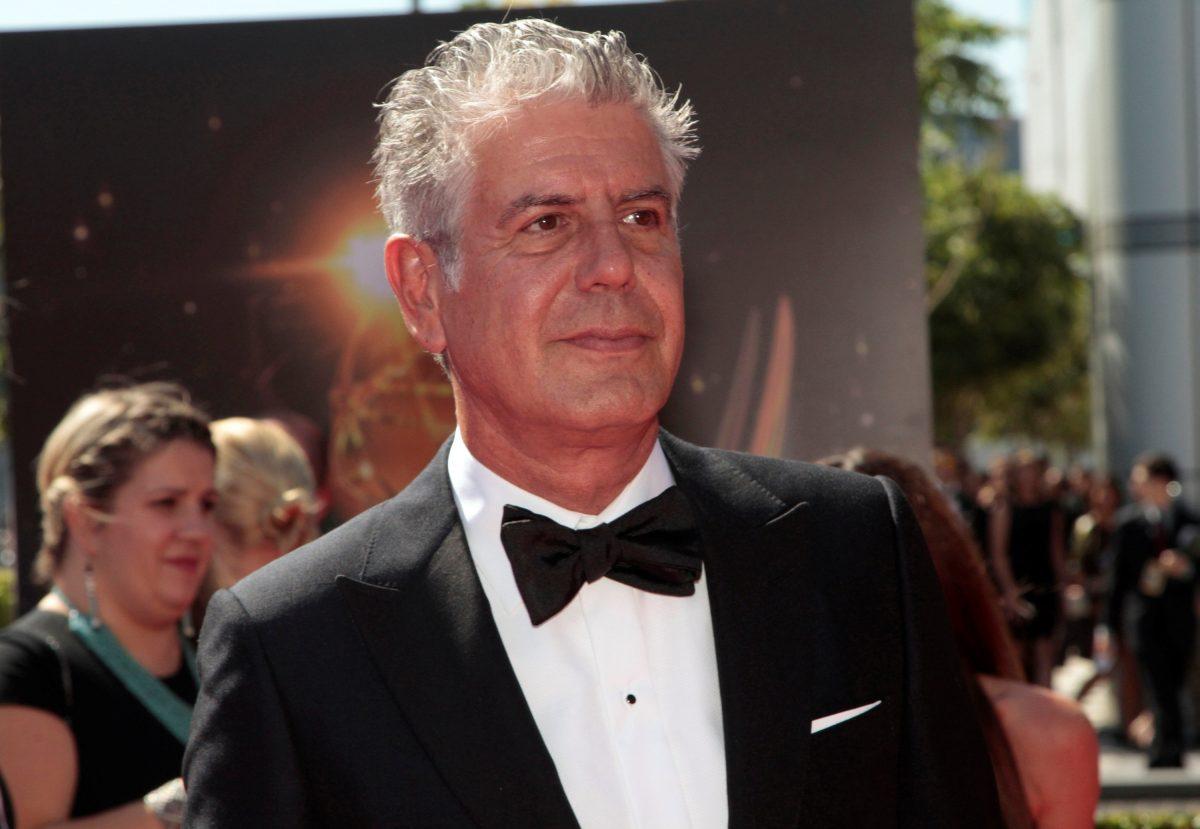 Chef and television personality Anthony Bourdain arrives at the 65th Primetime Creative Arts Emmy Awards in Los Angeles, California, U.S., September 15, 2013. (Reuters/Jonathan Alcorn/File Photo)