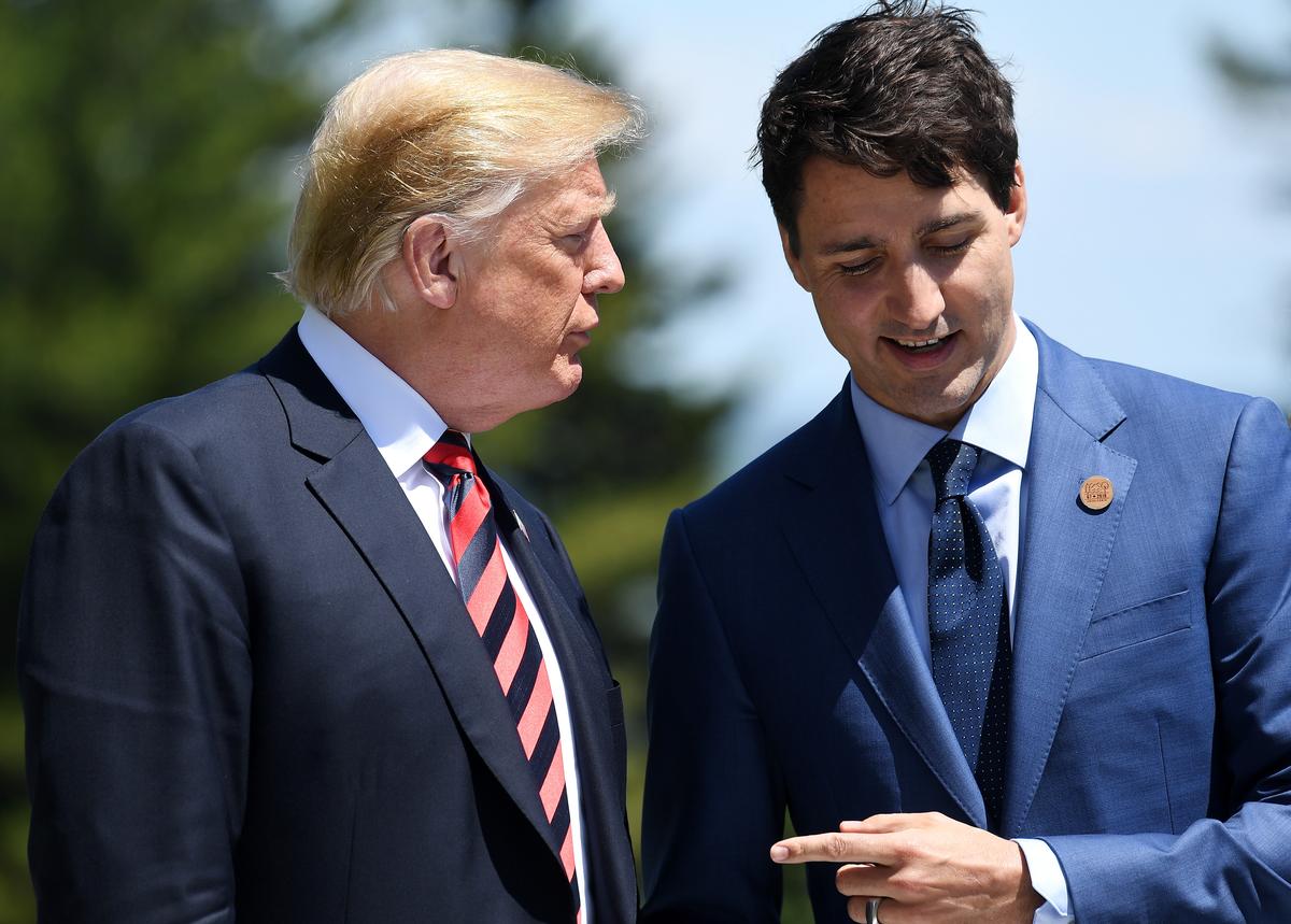 Trump Meets Trudeau to Address Trade Tensions