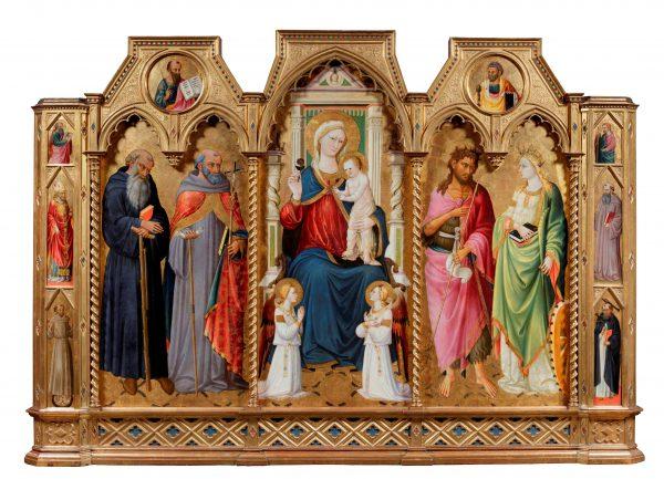 A 15th-century wooden altarpiece by Florentine artist Bicci di Lorenzo. (Dean and Chapter of Westminster)