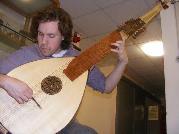 "It takes the best part of half an hour to tune [the ceterone], so it's a bit impractical to actually play it every time it gets an outing," said Alex Potter. (Courtesy of Alex Potter)
