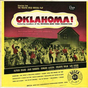 The original 78 rpm recording of "Oklahoma!"