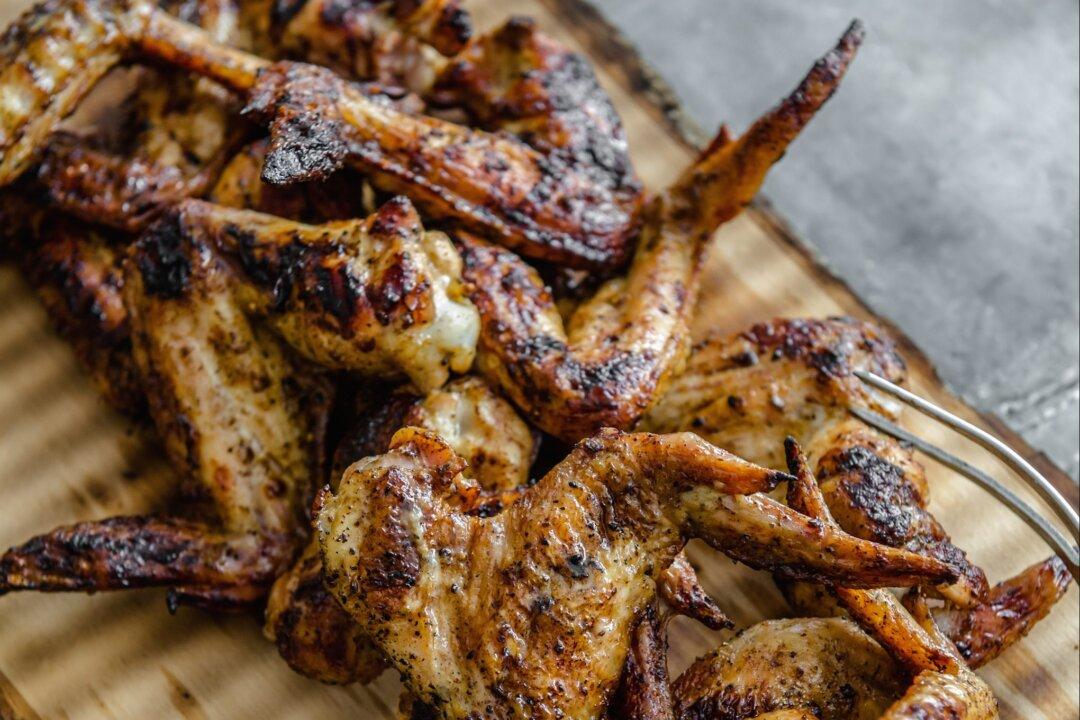 Spice-Rubbed Chicken Wings With Celery Seed White Sauce