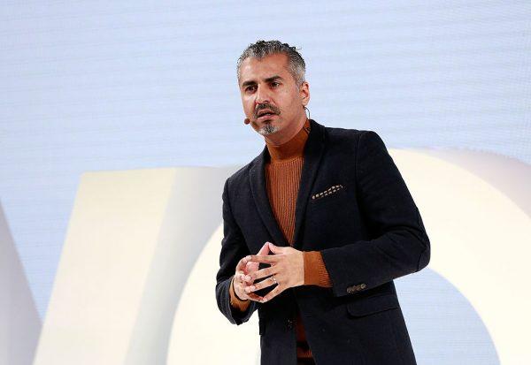 Maajid Nawaz speaks at a fashion event in Oxfordshire, England, in 2016. (John Phillips/Getty Images for The Business of Fashion)