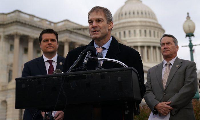 Rep. Jordan Reassigned to Intel Committee Ahead of Impeachment Hearings