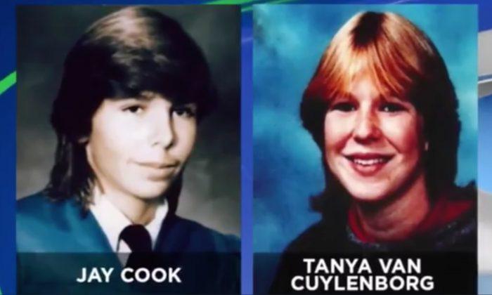 Jay Cook and Tanya Van Cuylenborg of Vancouver Island, Canada, were found murdered in Washington state in 1987. (Screenshot via KCPQ)