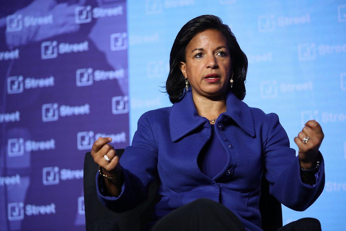 Former National Security Adviser Susan Rice at the J Street 2018 National Conference in Washington, on April 16, 2018. (Win McNamee/Getty Images)