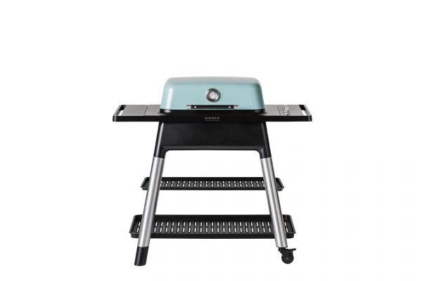 The barbecues come in a variety of modern colors. (Courtesy of Everdure by Heston Blumenthal)