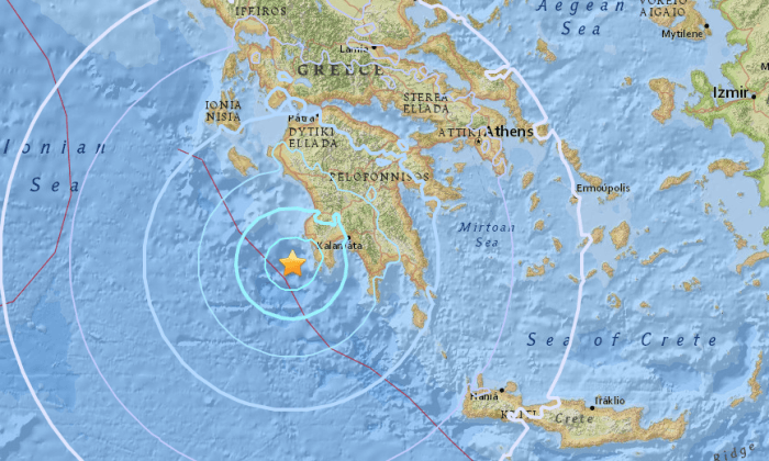 Earthquake Shakes Southern Greece