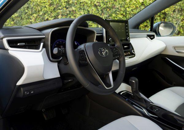 The interior of the 2019 Corolla Hatchback. (Courtesy of Toyota Newsroom)