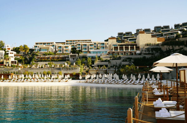 The Bodrum EDITION hotel, on the Turkish Riviera. Pundole calls the location "a little slice of heaven." (Steven Rojas)