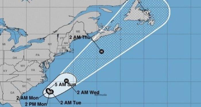 Tropical Storm Chris Forms Off East Coast of US