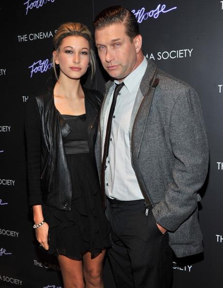 Hailey Baldwin and father actor Stephen Baldwin attend the Cinema Society screening of "Footloose" at the Tribeca Grand Hotel - Screening Room on October 12, 2011 in New York City. (Stephen Lovekin/Getty Images)