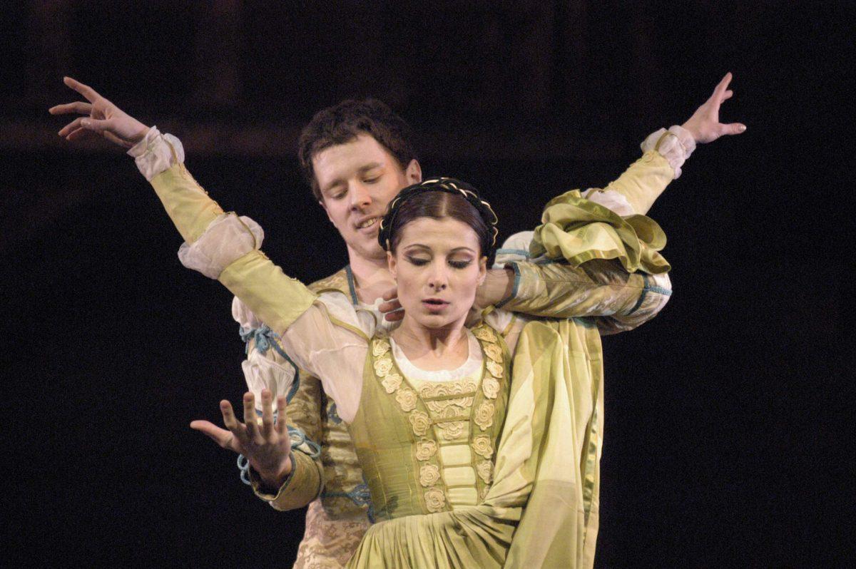 Filip Veverka and Tereza Podarilova in the ballet “The Taming of the Shrew.” (Roman Sejkot)